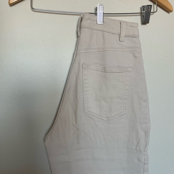 Beige Boot Cut Pants - Picture 3 of 3